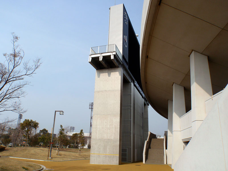 Ｈ２２営繕　鳴門総合運動公園鳴門・撫養　陸上競技場大型映像装置設置工事建築 画像02