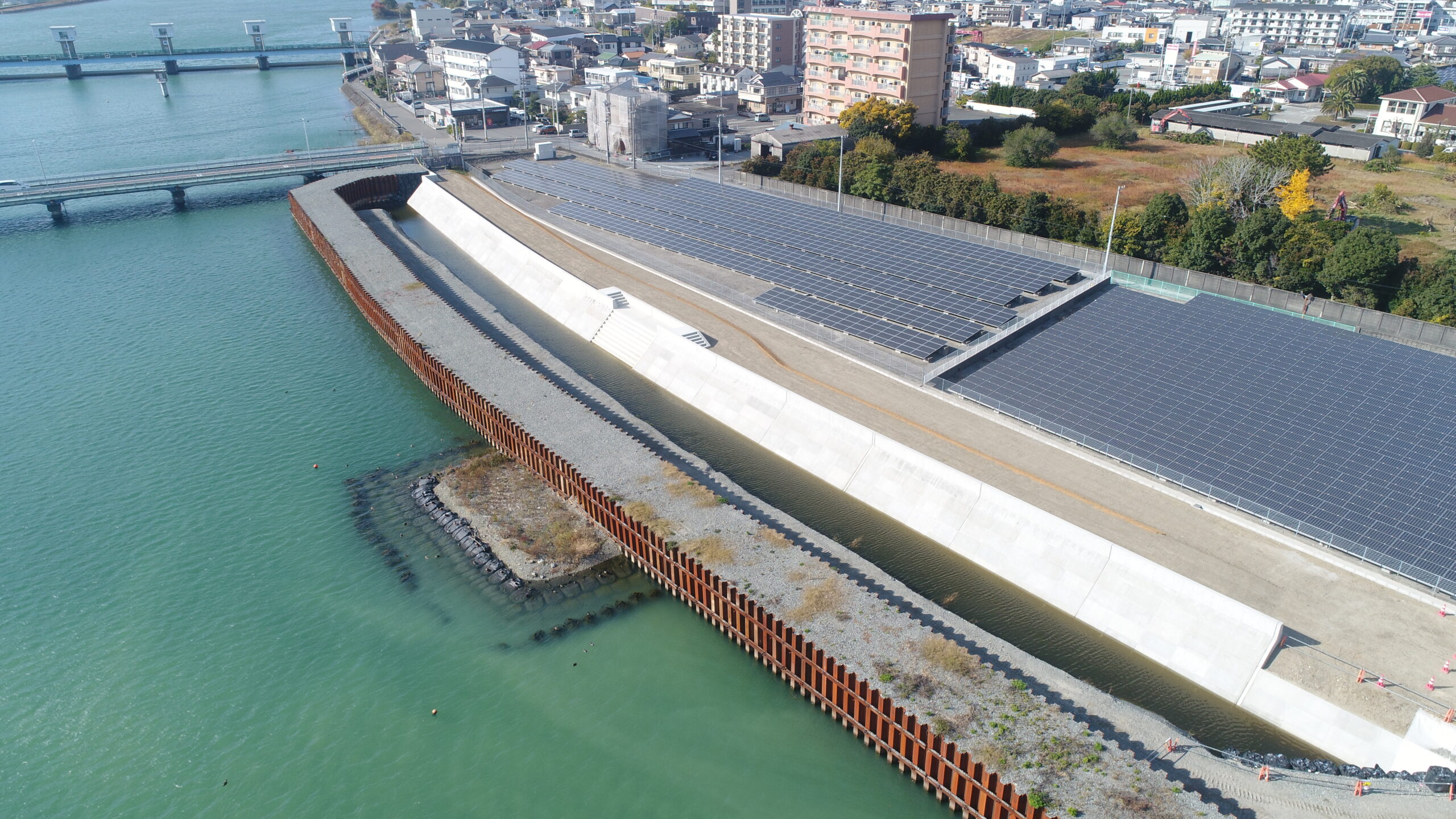 令和５－７年度　中島上流堤防耐震対策工事